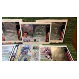 1970 Topps Football Lot of 7 NFL Football Jumbo Cards (Includes Barry Sanders, Dan Marino, Troy Aikman)