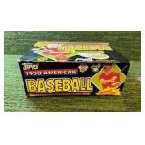 1988 Topps American Baseball Cards (UK Minis) Wax Box Made in Ireland 48 Packs!