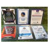 NBA STARS, INSERTS, NUMBERED Lot of 6 Cards- Steph Curry, Anthony Edwards, Lamelo & More !