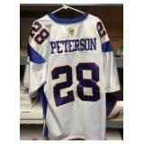 Adrian Peterson Minnesota Vikings Away White Jersey Size 56 Reebok