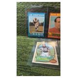 1970 Topps Football Lot of 5 VINTAGE w/ Ron Berger & Jim Johnson