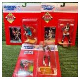 (3) Starting Lineups Lot !  1995 Muggsy Bogues, 1995 Latrell Sprewell, & 1996 Jerry Stackhouse- New/Sealed in the Package!