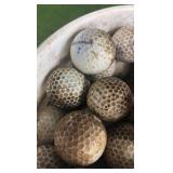 5 Gallon Bucket nearly Full of GOLF BALLS - Dirty Balls- GOOD Balls! Pro V