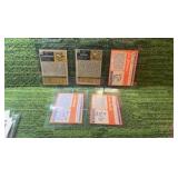 1970 Topps Football Lot of 5 VINTAGE w/ Ron Berger & Jim Johnson