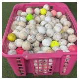 Large Basket Full of Golf Balls Approx. 250+ Balls - GOOD BALLS, Titleist Pro V