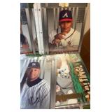 Lot (18) 1997 Pinnacle Zenith Donruss Studio Baseball 8x10 Cards