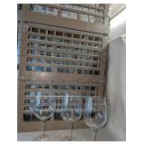 3 Crates Vintage Lucca Red Wine Crystal Glasses, 48