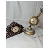 Vintage Lanshire mantle clock "vomit clock", vintage Lincoln electric clock for repair