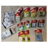 NIB Huge Lot 3M Command Hanging Strips, Accessories and Chemical Goggles