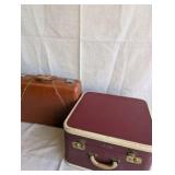 (2) Vintage hard-shell suitcases, Superfortress and Wheary