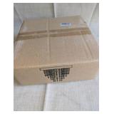 New in Box, Crystal raindrop chandelier, 9.5" Circular Metal Base