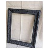 Black, ornate picture frame