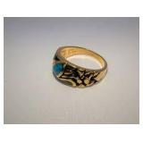 Vintage Turquoise Castings On Parade Cop 88, Size 11.5