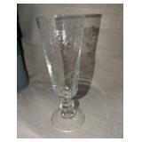 2 Crates Vintage Lucca Cafe Crystal Flutes (32)