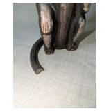 1920s Hubley cast iron monkey bank