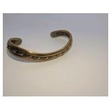 Sausalito Craftworks cuff bracelet-Copper Brass Sterling Silver, Size 7.5