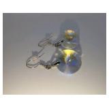 Iridescent Austrian crystal 925 Earrings