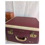 (2) Vintage hard-shell suitcases, Superfortress and Wheary