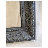 Black, ornate picture frame
