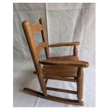 Vintage wooden child
