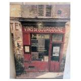 Vins de Bourgogne" canvas print by artist Chiu Tak Hak