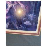 Beautiful Framed Floral Garden Print