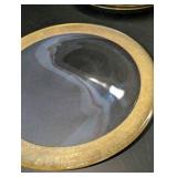 Bella Vita White and Gold Plates/Gold Rim Clear Plates Lot