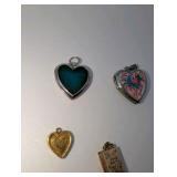 Vintage Locket Necklace Pendant Lot of 5 | Mood, Gold filled
