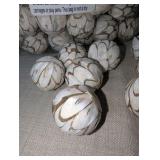 1.6-inch Vickerman Natural Botanicals Sola Chips Balls, home decor, vase filler