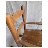 Vintage wooden child