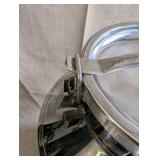 Heavy-duty stainless steel milk can, 27" tall