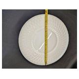 Vintage Westmoreland or Fenton white milk glass pedestal cake stand