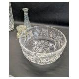 Huge Vintage Crystal Lot | Bowls, Wine Glasses, Vases