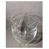 Vintage Lucca White Wine Crystal Glass, Box of 12