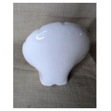 Vintage ceramic decorative plate features a 3D praying hands and dove design