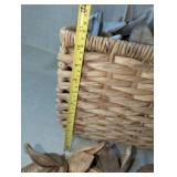 Big basket of Natural Sora Pods, natural dried Sororoca flowers
