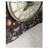 Vintage Lanshire mantle clock "vomit clock", vintage Lincoln electric clock for repair