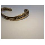 Sausalito Craftworks cuff bracelet-Copper Brass Sterling Silver, Size 7.5