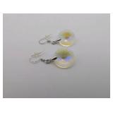 Iridescent Austrian crystal 925 Earrings