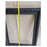 Black, ornate picture frame