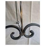 Traditional scroll metal art easel, 5ft