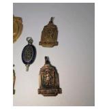 Vintage Academic Achievement Pendants Lot of 6