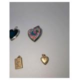 Vintage Locket Necklace Pendant Lot of 5 | Mood, Gold filled