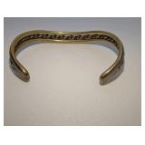 Sausalito Craftworks cuff bracelet-Copper Brass Sterling Silver, Size 7.5