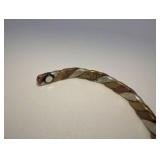 Sergio Lub twisted cuff bracelet features a tri-color design- copper, brass, and German silver | Size 7