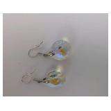 Iridescent Austrian crystal 925 Earrings