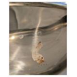 Heavy-duty stainless steel milk can, 27" tall