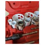Milwaukee 13-Piece General Purpose Hole Dozer hole saw kit,used