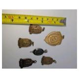 Vintage Academic Achievement Pendants Lot of 6