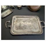 Vintage Silver-plated/Copper Lot | Bowls, Tray, Lids